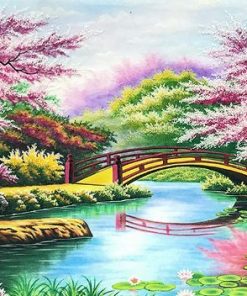 tranh đá quý phong cảnh