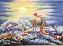 20+ mẫu tranh đá quý cá chép hoa sen được yêu thích nhất [hienthinam]