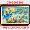 tranh đá quý tùng hạc diên niên