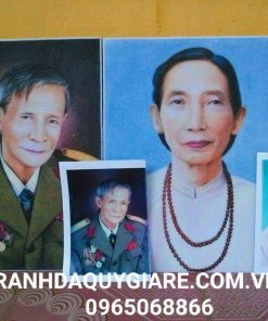 tranh đá quý chân dung