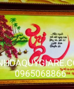 tranh đá quý tri ân thầy cô giáo quà tặng ý nghĩa