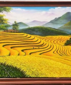 tranh đá quý ruộng bậc thang