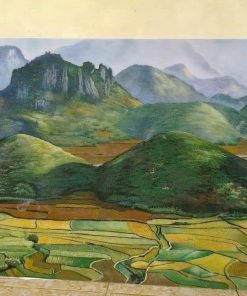 tranh đá quý phong cảnh tây bắc