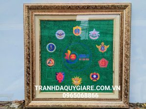 Tranh đá quý LOGO công ty doanh nghiệp – Thiết kế tạo mẫu theo yêu cầu