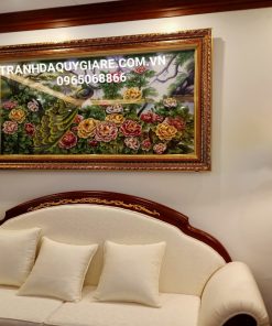 99+ mẫu tranh đá quý làm quà cưới vừa ý nghĩa vừa sang trọng