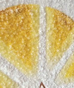 Tranh đá quý logo theo yêu cầu đá thạch anh tinh khiết