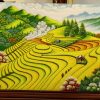 tranh đá quý ruộng lúa mùa cang chải
