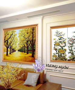 Tranh đá quý hợp mệnh kim