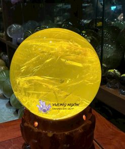 Tinh thể thạch anh vàng vip