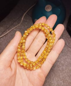 Vòng tay thạch anh vàng