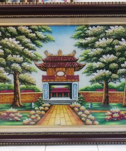 30+ mẫu tranh đá quý quốc tử giám bán chạy nhất hiện nay