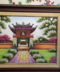 30+ mẫu tranh đá quý quốc tử giám bán chạy nhất hiện nay