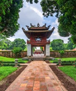 30+ mẫu tranh đá quý quốc tử giám bán chạy nhất hiện nay