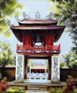 30+ mẫu tranh đá quý quốc tử giám bán chạy nhất hiện nay