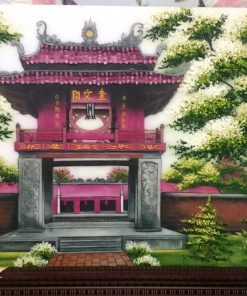 30+ mẫu tranh đá quý quốc tử giám bán chạy nhất hiện nay