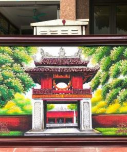 30+ mẫu tranh đá quý quốc tử giám bán chạy nhất hiện nay