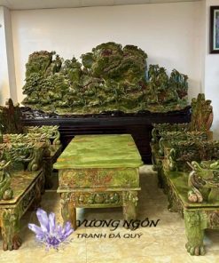 Bàn ghế đá ngọc quý