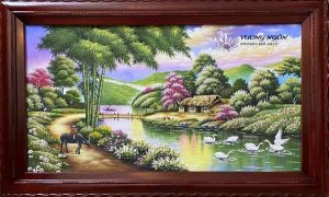 Tranh đồng quê, làng quê