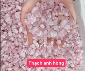 Đá thạch anh hồng vụn