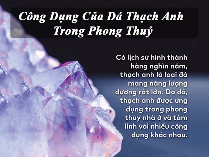 Tác dụng của đá thạch anh trong phong thủy