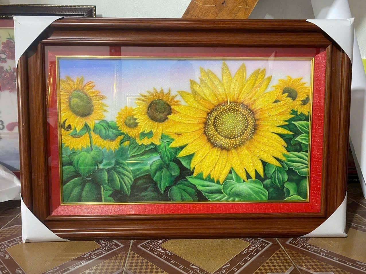 Tranh Đá Quý 3D Hoa Hướng Dương