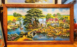 Tranh đá quý phong cảnh