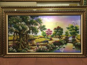 Tranh đá quý phong cảnh