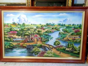 Tranh đá quý phong cảnh