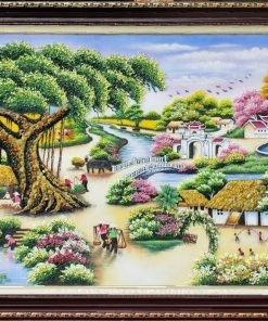 Tranh đá quý phong cảnh