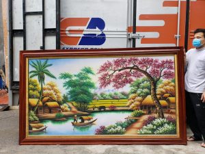 Tranh đá quý phong cảnh