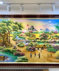 Tranh đá quý phong cảnh