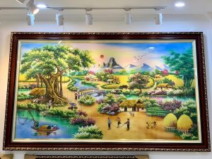 Tranh đá quý phong cảnh
