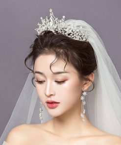 Vương Miện Cô Dâu Bằng Đá Quý