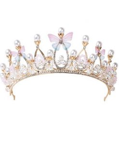 vương miện công chúa bằng đá quý cho bé