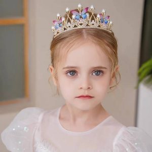 vương miện công chúa bằng đá quý cho bé