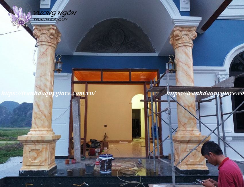 cột giả đá cẩm thạch