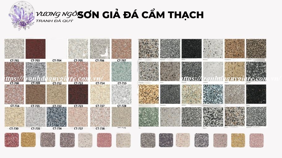 Đơn vị thi công và cung cấp sơn giả đá cẩm thạch uy tín
