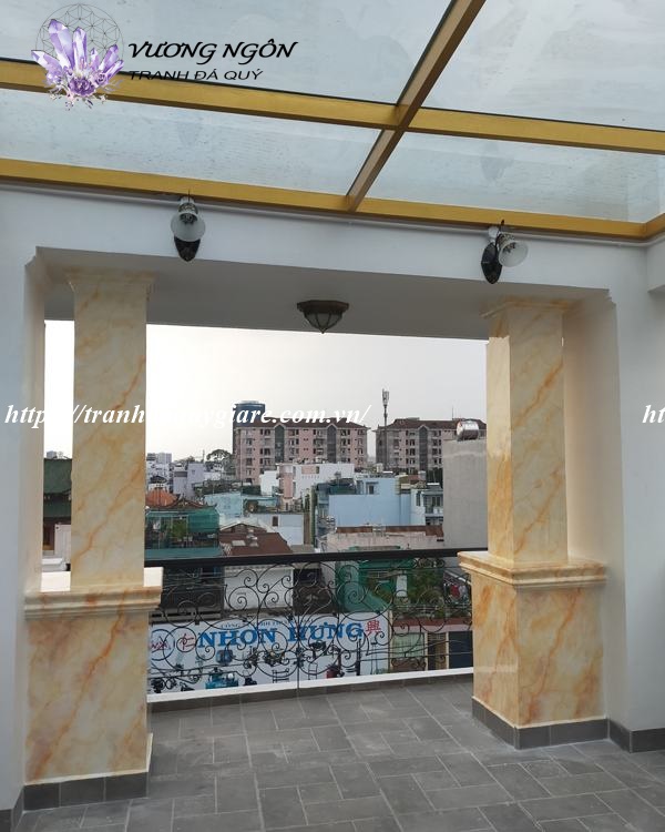 Các vị trí thường ứng dụng sơn giả đá cẩm thạch