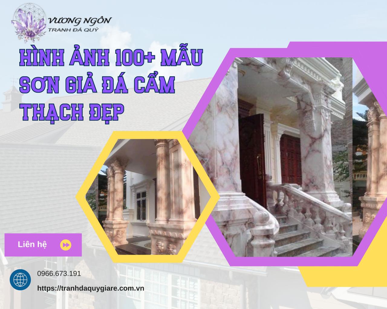 hình ảnh sơn giả đá cẩm thạch; mẫu sơn giả đá cẩm thạch đẹp