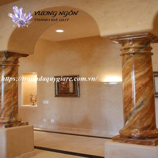 Sơn giả đá cẩm thạch màu vàng