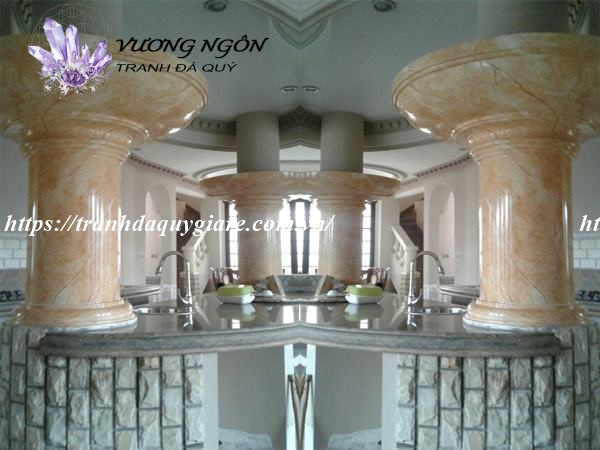 Sơn giả đá cẩm thạch màu vàng