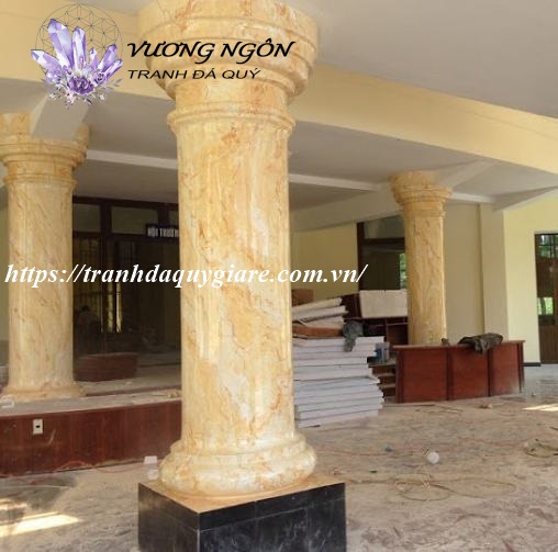 Sơn giả đá cẩm thạch màu vàng