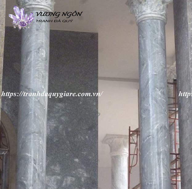 sơn giả đá cẩm thạch màu xám