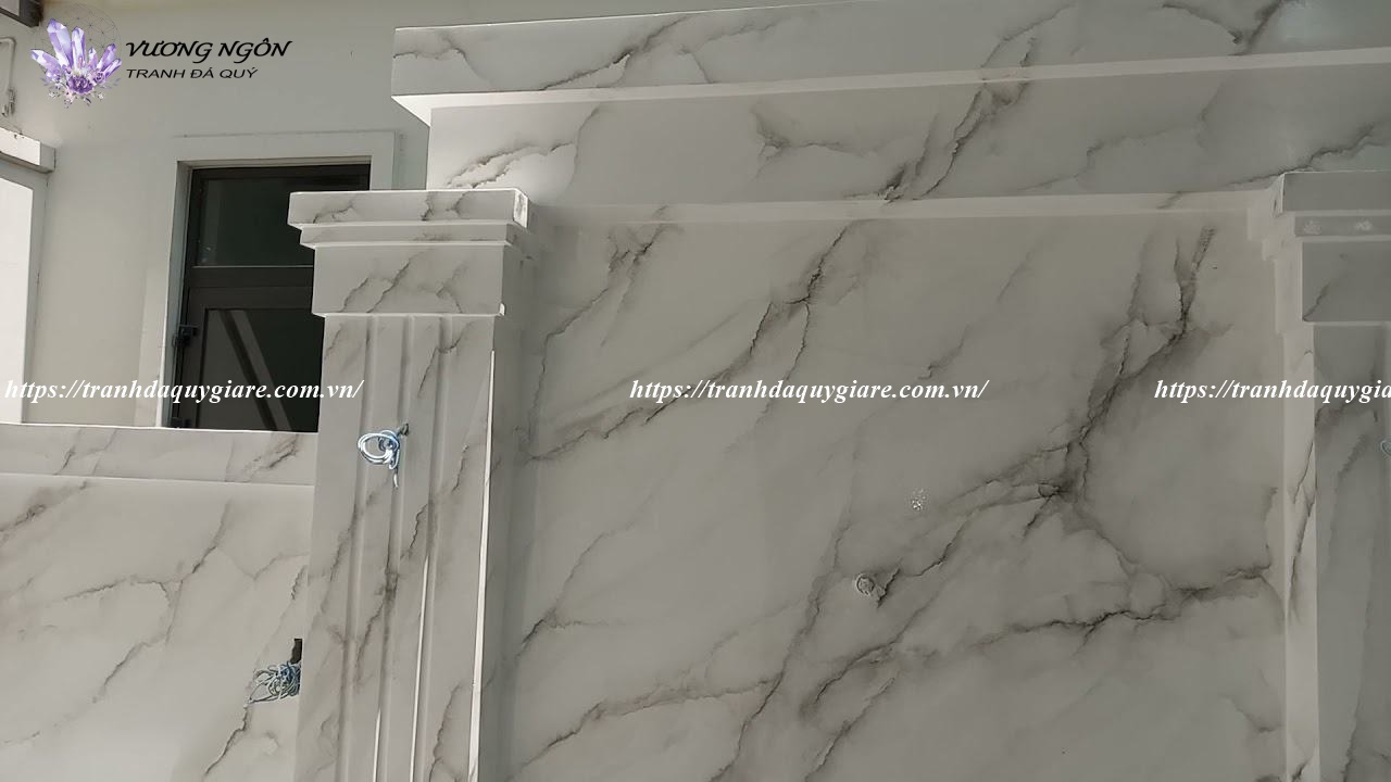 sơn giả đá cẩm thạch màu xám