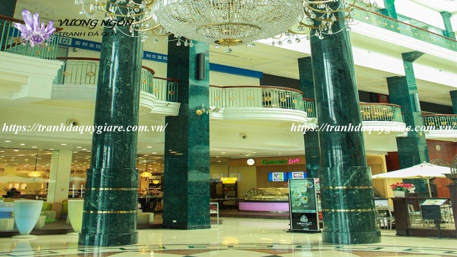 sơn giả đá cẩm thạch màu xanh ngọc
