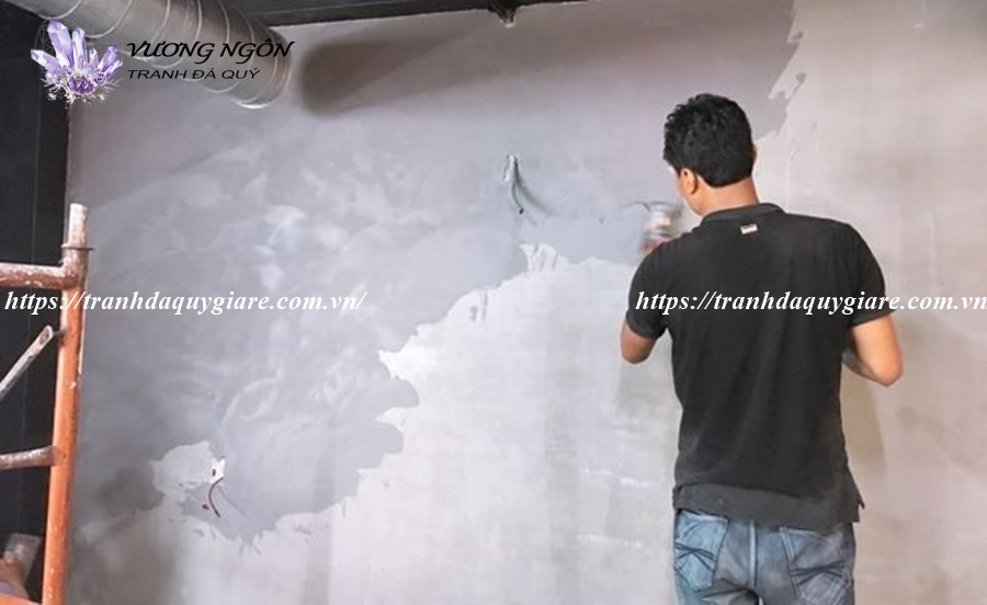 Thi công Sơn hiệu ứng bê tông