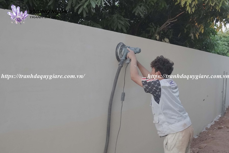 Thi công Sơn hiệu ứng bê tông