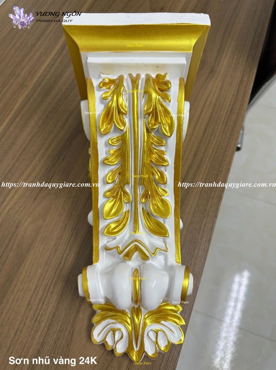 thi công sơn nhũ vàng mạ 24k