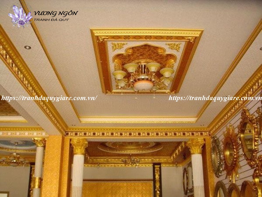 thi công sơn nhũ vàng mạ 24k