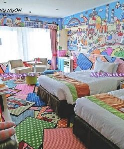 vẽ tranh tường cho Resort, Homestay, Khách sạn